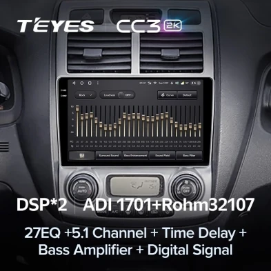 Штатная магнитола Teyes CC3 2K 6/128 Kia Sportage 2 (2004-2010) F1