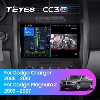 Штатная магнитола Teyes CC3 2K 6/128 Dodge Magnum 2 (2003-2007)