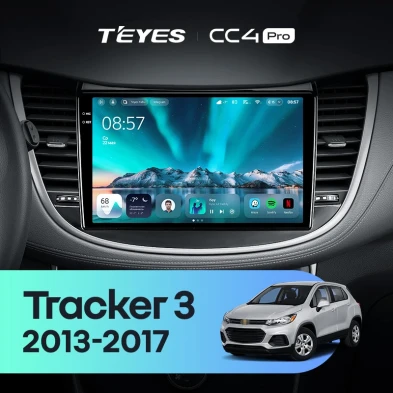 Штатная магнитола Teyes CC4 Pro 8/128 Chevrolet Tracker 3 (2013-2017) F2