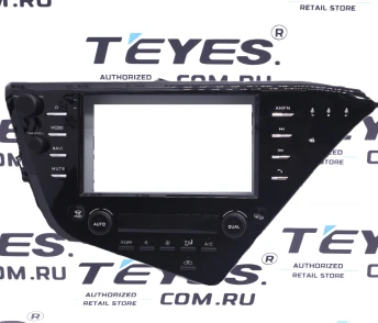 Переходная рамка Toyota Camry 8 XV 70 (2017-2020) (F2 - с блоком климата с поддержкой JBL) (9")