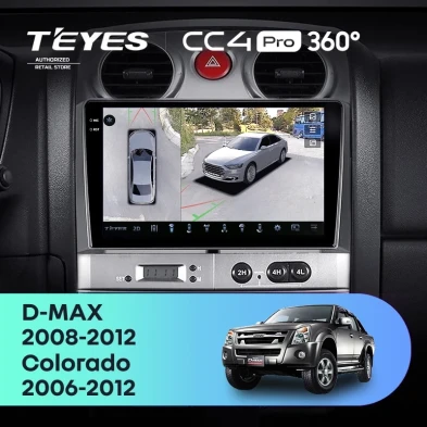 Штатная магнитола Teyes CC4 Pro 360 12/256 Isuzu D-Max (2008-2012)