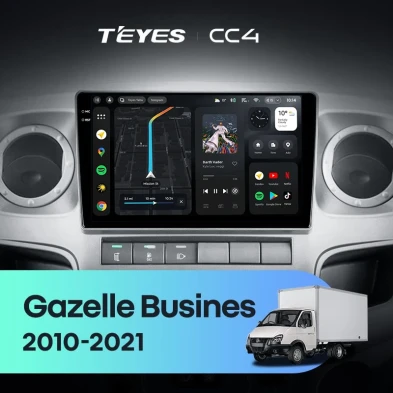 Штатная магнитола Teyes CC4 8/128 для GAZ Gazelle Busines (2010-2021) F2