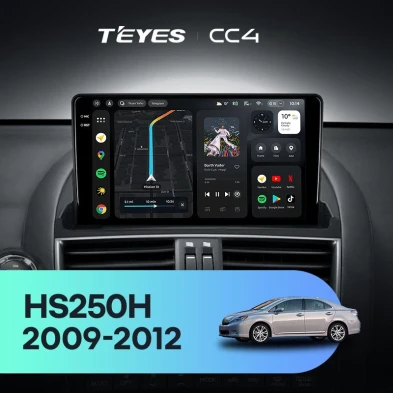 Штатная магнитола Teyes CC4 6/64 Lexus HS250H F10 (2009-2012)