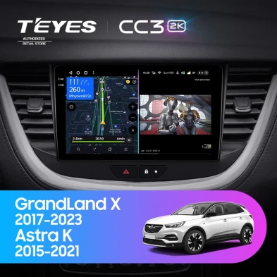 Штатная магнитола Teyes CC3 2K 4/32 Opel GrandLand X (2017-2023)