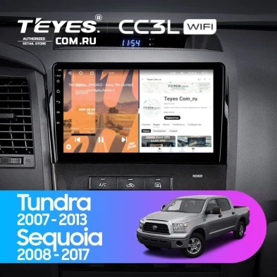 Штатная магнитола Teyes CC3L WiFi 2/32 Toyota Sequoia XK60 (2008-2017)