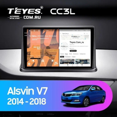 Штатная магнитола Teyes CC3L 4/64 Changan Alsvin V7 (2014-2018)