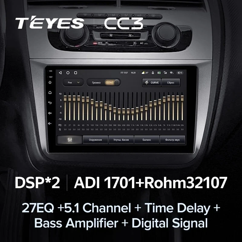 Штатная магнитола Teyes CC3 4/32 Seat Altea 5P (2004-2015)