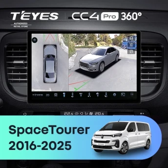 Штатная магнитола Teyes CC4 Pro 360 8/128 Citroen SpaceTourer (2016-2026) (13")