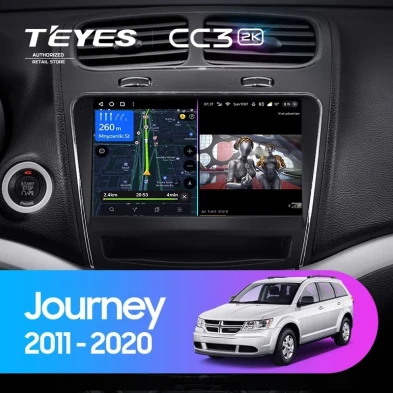Штатная магнитола Teyes CC3 2K 4/32 Dodge Journey JC (2011-2020)