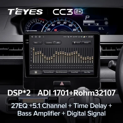 Штатная магнитола Teyes CC3 2K 6/128 Suzuki Wagon R VI (2017-2021)