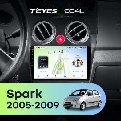 Штатная магнитола Teyes CC4L 6/64 Chevrolet Spark M200 (2005-2009)