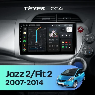 Штатная магнитола Teyes CC4 6/64 Honda Jazz 2 GG (2007-2014) Правый руль