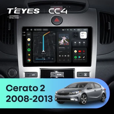 Штатная магнитола Teyes CC4 6/64 Kia Cerato 2 TD (2008-2013) F2