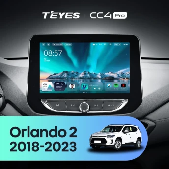 Штатная магнитола Teyes CC4 Pro 12/256 Chevrolet Orlando 2 (2018-2023)