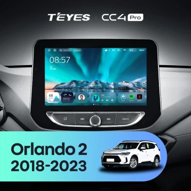 Штатная магнитола Teyes CC4 Pro 12/256 Chevrolet Orlando 2 (2018-2023)