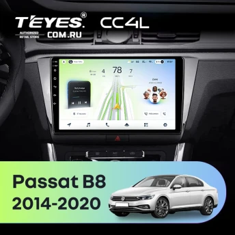 Штатная магнитола Teyes CC4L 6/64 Volkswagen Passat B8 (2014-2020)