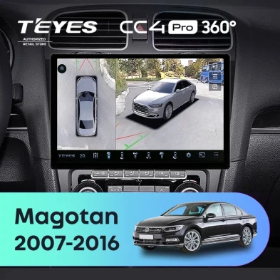 Штатная магнитола Teyes CC4 Pro 360 8/128 Volkswagen Magotan (2007-2016) (11")