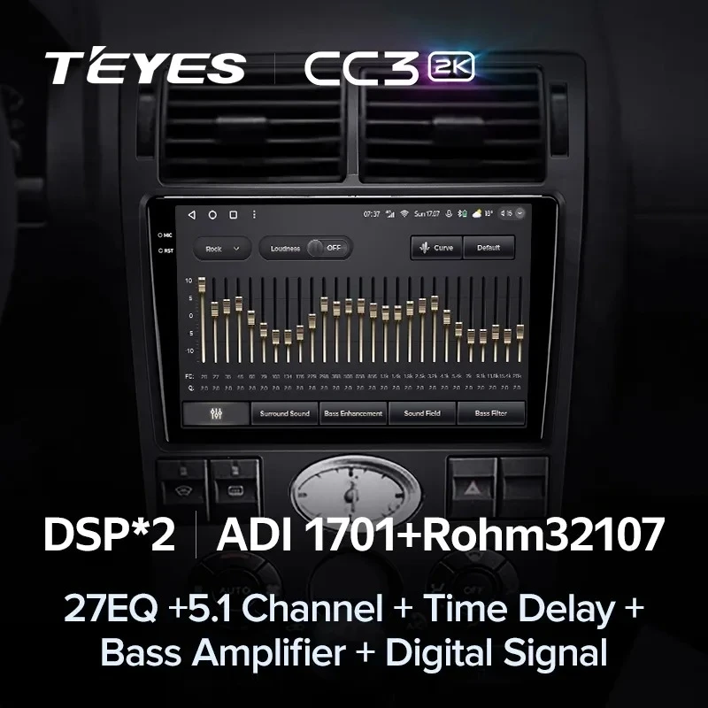 Штатная магнитола Teyes CC3 2K 4/32 Ford Mondeo 3 (2000-2007) F1