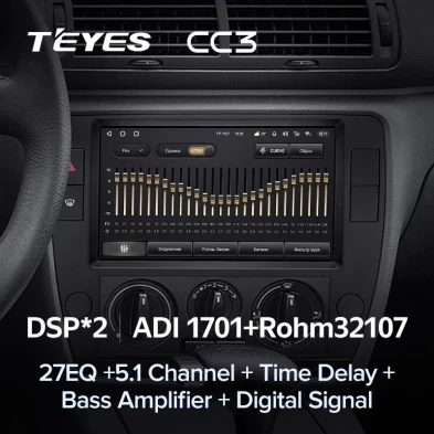 Штатная магнитола Teyes CC3 4/32 Volkswagen Passat B5 (2000-2005)