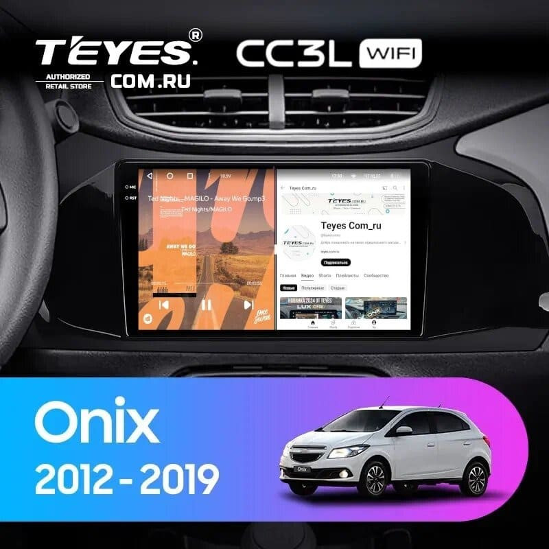 Штатная магнитола Teyes CC3L WiFi 2/32 Chevrolet Onix (2012-2019)