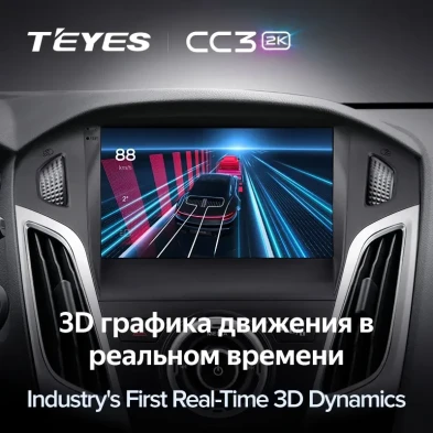 Штатная магнитола Teyes CC3 2K 6/128 Ford Focus 3 (2011-2019) F2