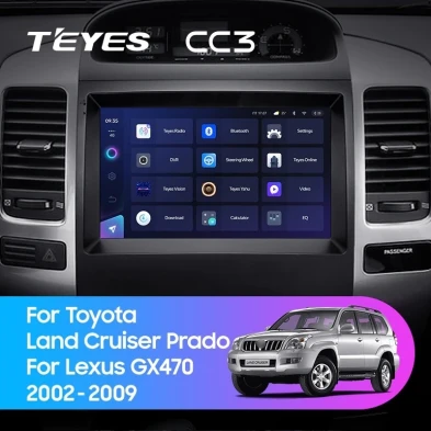 Штатная магнитола Teyes CC3 4/32 Lexus GX470 (2002-2009) F2