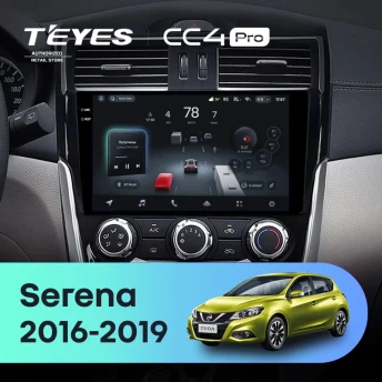 Штатная магнитола Teyes CC4 Pro 8/128 Nissan Serena (2016-2019) Тип-B