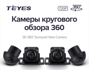 Камеры кругового обзора TEYES 3D 360 720P
