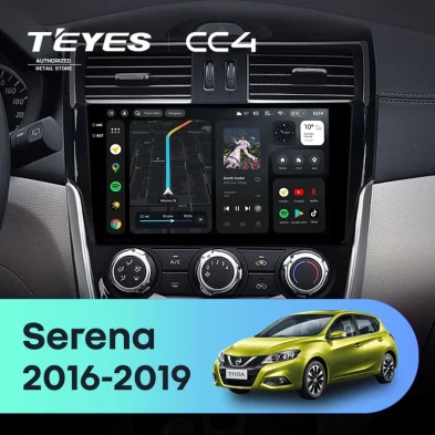Штатная магнитола Teyes CC4 6/64 Nissan Serena (2016-2019) Тип-B