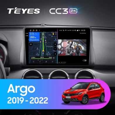 Штатная магнитола Teyes CC3 2K 4/32 Fiat Argo (2019-2022)
