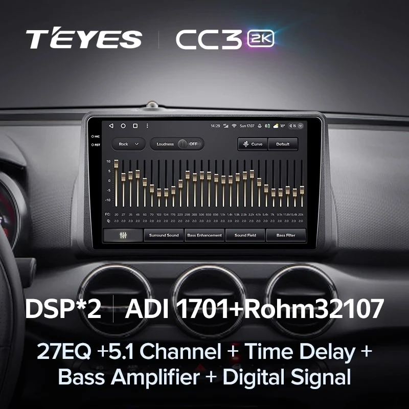 Штатная магнитола Teyes CC3 2K 4/32 Fiat Argo (2019-2022)