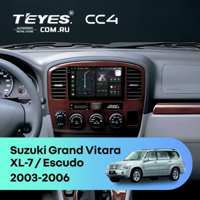 Штатная магнитола Teyes CC4 8/128 Suzuki Escudo (2003-2006)