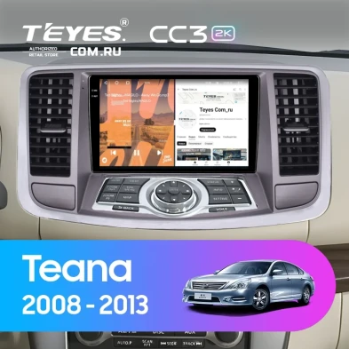 Штатная магнитола Teyes CC3 2K 6/128 Nissan Teana 2 J32 (2008-2013) F2 Тип-B