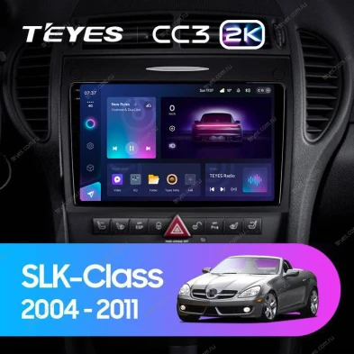 Штатная магнитола Teyes CC3 2K 360 6/128 Mercedes-Benz SLK-Class R171 (2004-2011)