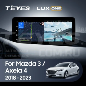 Штатная магнитола Teyes LUX ONE 6/128 Mazda 3 BP (2018-2023) Тип-A