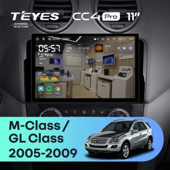 Штатная магнитола Teyes CC4 Pro 12/256 Mercedes-Benz GL-Class (2005-2009) F1 (11")