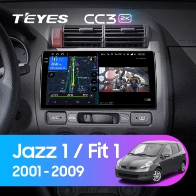 Штатная магнитола Teyes CC3 2K 4/64 Honda Jazz 1 (2001-2009)