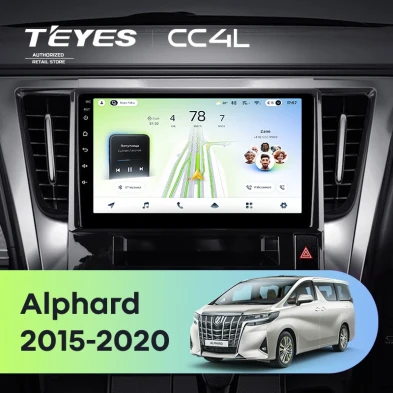 Штатная магнитола Teyes CC4L 6/64 Toyota Alphard H30 (2015-2020)