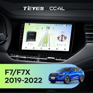 Штатная магнитола Teyes CC4L 6/64 Haval F7 F7X (2019-2022)