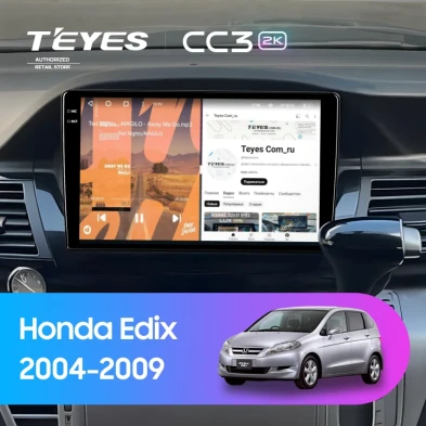 Штатная магнитола Teyes CC3 2K 6/128 Honda Edix (2004-2009)