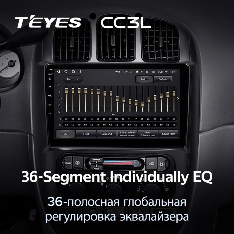 Штатная магнитола Teyes CC3L 4/64 Chrysler Town &amp; Country 4 RS (2000-2007) Тип-B