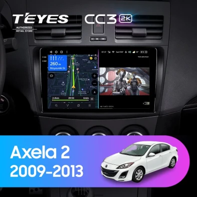 Штатная магнитола Teyes CC3 2K 360 6/128 Mazda Axela 2 (2009-2013)
