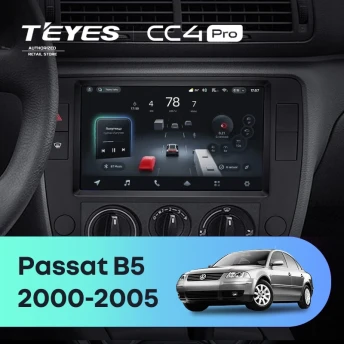 Штатная магнитола Teyes CC4 Pro 12/256 Volkswagen Passat B5 (2000-2005)