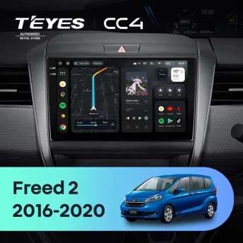 Штатная магнитола Teyes CC4 8/128 Honda Freed 2 (2016-2020)