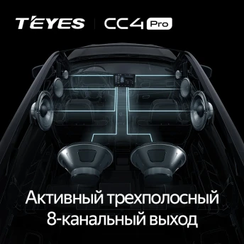 Штатная магнитола Teyes CC4 Pro 8/128 Ford Mustang 5 S-197 (2009-2014) F2