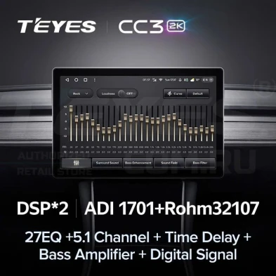 Штатная магнитола Teyes CC3 2K 4/64 Honda CR-V 4 RM RE (2011-2018) Тип-B (11") 10 inch