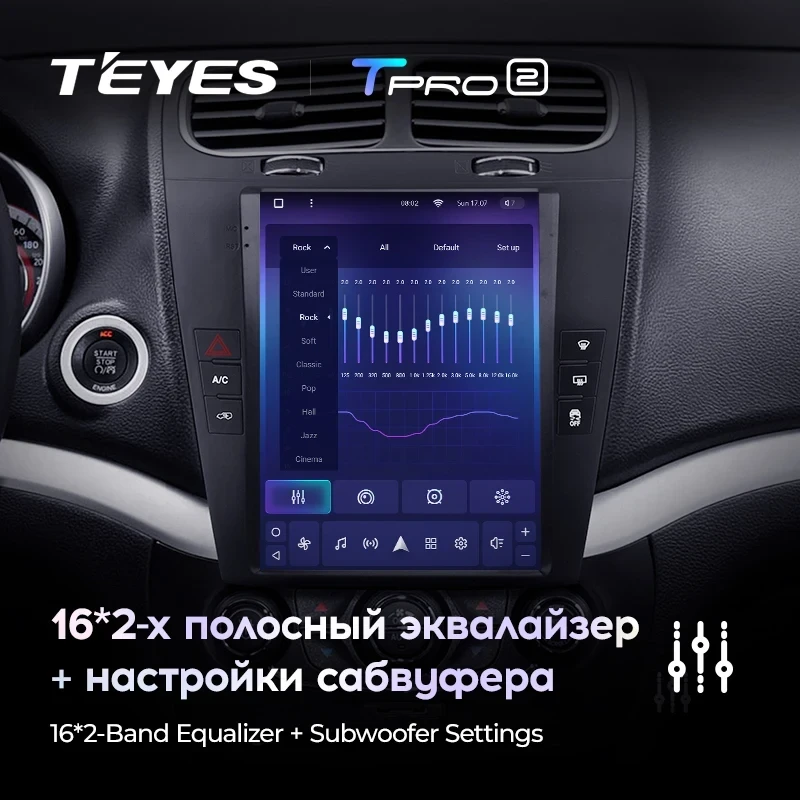 Штатная магнитола Tesla style Teyes TPRO 2 6/128 Dodge Journey JC (2011-2020)
