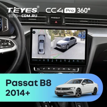 Штатная магнитола Teyes CC4 Pro 360 12/256 Volkswagen Passat B8 2014+ (11")