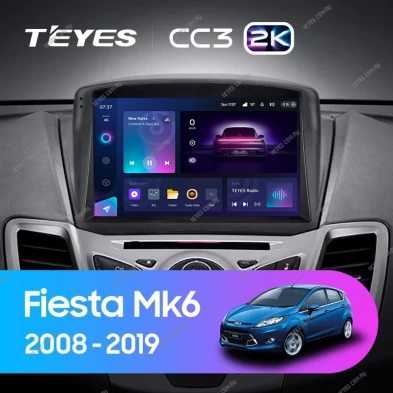 Штатная магнитола Teyes CC3 2K 360 6/128 Ford Fiesta Mk 6 (2008-2019) F2 Тип-B