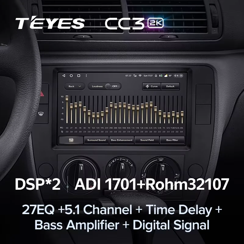 Штатная магнитола Teyes CC3 2K 6/128 Volkswagen Passat B5 (2000-2005)